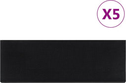 vidaXL - Trapmatten - 5 - st - 25x75 - cm - rubber