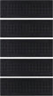 vidaXL - Trapmatten - 5 - st - 25x75 - cm - rubber