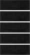 vidaXL - Trapmatten - 5 - st - 25x75 - cm - rubber
