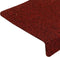 vidaXL - Trapmatten - 5 - st - 65x21x4 - cm - naaldvilt - bordeauxrood