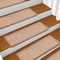 vidaXL - Trapmatten - 5 - st - 65x21x4 - cm - naaldvilt - bruin