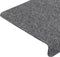 vidaXL - Trapmatten - 5 - st - 65x21x4 - cm - naaldvilt - lichtgrijs