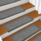 vidaXL - Trapmatten - 5 - st - 65x21x4 - cm - naaldvilt - lichtgrijs