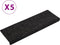vidaXL - Trapmatten - 5 - st - 65x21x4 - cm - naaldvilt - zwart