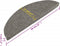 vidaXL - Trapmatten - zelfklevend - 10 - st - 56x17x3 - cm - grijs