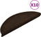 vidaXL - Trapmatten - zelfklevend - 10 - st - 56x17x3 - cm - naaldvilt - bruin