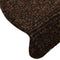 vidaXL - Trapmatten - zelfklevend - 10 - st - 56x17x3 - cm - naaldvilt - bruin