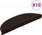 vidaXL - Trapmatten - zelfklevend - 10 - st - 56x17x3 - cm - naaldvilt - bruin