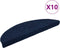 vidaXL - Trapmatten - zelfklevend - 10 - st - 56x17x3 - cm - naaldvilt - marineblauw