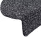 vidaXL - Trapmatten - zelfklevend - 10 - st - 56x17x3 - cm - naaldvilt - donkergrijs