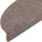 vidaXL - Trapmatten - zelfklevend - 10 - st - 56x17x3 - cm - naaldvilt - crèmekleurig