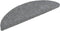 vidaXL - Trapmatten - zelfklevend - 10 - st - 56x17x3 - cm - naaldvilt - lichtgrijs