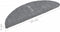 vidaXL - Trapmatten - zelfklevend - 10 - st - 56x17x3 - cm - naaldvilt - lichtgrijs