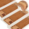 vidaXL - Trapmatten - zelfklevend - 10 - st - 65x21x4 - cm - beige