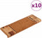 vidaXL - Trapmatten - zelfklevend - 10 - st - 65x21x4 - cm - beige