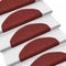 vidaXL - Trapmatten - zelfklevend - 10 - st - 65x21x4 - cm - naaldvilt - rood