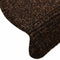 vidaXL - Trapmatten - zelfklevend - 10 - st - 65x21x4 - cm - naaldvilt - bruin