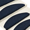 vidaXL - Trapmatten - zelfklevend - 10 - st - 65x21x4 - cm - naaldvilt - marineblauw