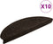 vidaXL - Trapmatten - zelfklevend - 10 - st - 65x21x4 - cm - naaldvilt - donkerbruin
