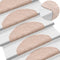 vidaXL - Trapmatten - zelfklevend - 10 - st - 65x21x4 - cm - naaldvilt - bruin