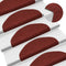vidaXL - Trapmatten - zelfklevend - 10 - st - 65x21x4 - cm - naaldvilt - rood