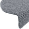 vidaXL - Trapmatten - zelfklevend - 10 - st - 65x21x4 - cm - naaldvilt - lichtgrijs