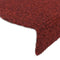 vidaXL - Trapmatten - zelfklevend - 10 - st - 65x21x4 - cm - naaldvilt - rood