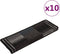 vidaXL - Trapmatten - zelfklevend - 10 - st - 65x21x4 - cm - zwart - en - grijs