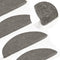 vidaXL - Trapmatten - zelfklevend - 10 - st - 65x22,5x3,5 - cm - grijs