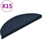 vidaXL - Trapmatten - zelfklevend - 15 - st - 56x17x3 - cm - naaldvilt - marineblauw
