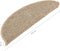 vidaXL - Trapmatten - zelfklevend - 15 - st - 56x17x3 - cm - donkerbeige