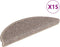 vidaXL - Trapmatten - zelfklevend - 15 - st - 56x17x3 - cm - donkerbeige