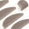 vidaXL - Trapmatten - zelfklevend - 15 - st - 56x17x3 - cm - donkerbeige