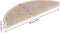 vidaXL - Trapmatten - zelfklevend - 15 - st - 56x17x3 - cm - lichtbeige
