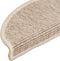 vidaXL - Trapmatten - zelfklevend - 15 - st - 56x17x3 - cm - lichtbeige