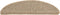 vidaXL - Trapmatten - zelfklevend - 15 - st - 56x17x3 - cm - donkerbeige