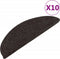 vidaXL - Trapmatten - zelfklevend - 15 - st - 56x17x3 - cm - zwart