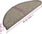 vidaXL - Trapmatten - zelfklevend - 15 - st - 65x21x4 - cm - grijs - en - beige