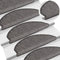 vidaXL - Trapmatten - zelfklevend - 15 - st - 65x21x4 - cm - grijs - en - beige