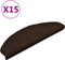 vidaXL - Trapmatten - zelfklevend - 15 - st - 65x21x4 - cm - naaldvilt - bruin