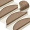 vidaXL - Trapmatten - zelfklevend - 15 - st - 65x21x4 - cm - naaldvilt - crèmekleurig