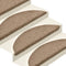 vidaXL - Trapmatten - zelfklevend - 15 - st - 65x21x4 - cm - naaldvilt - crèmekleurig
