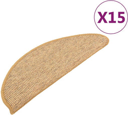 vidaXL - Trapmatten - zelfklevend - 15 - st - 65x21x4 - cm - oranje