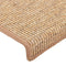 vidaXL - Trapmatten - zelfklevend - 15 - st - 65x21x4 - cm - lichtbruin