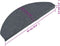vidaXL - Trapmatten - zelfklevend - 15 - st - 65x22,5x3,5 - cm - grijs