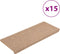vidaXL - Trapmatten - zelfklevend - 15 - st - 65x24,5x3,5 - cm - beige