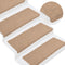 vidaXL - Trapmatten - zelfklevend - 15 - st - 65x24,5x3,5 - cm - beige