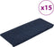 vidaXL - Trapmatten - zelfklevend - 15 - st - 65x24,5x3,5 - cm - blauw