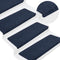 vidaXL - Trapmatten - zelfklevend - 15 - st - 65x24,5x3,5 - cm - blauw