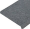 vidaXL - Trapmatten - zelfklevend - 15 - st - 65x24,5x3,5 - cm - grijs